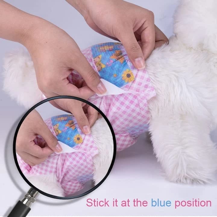 Outlet - Jednorázové plenky pro psy Flying Paws, růžové, velikost XXS