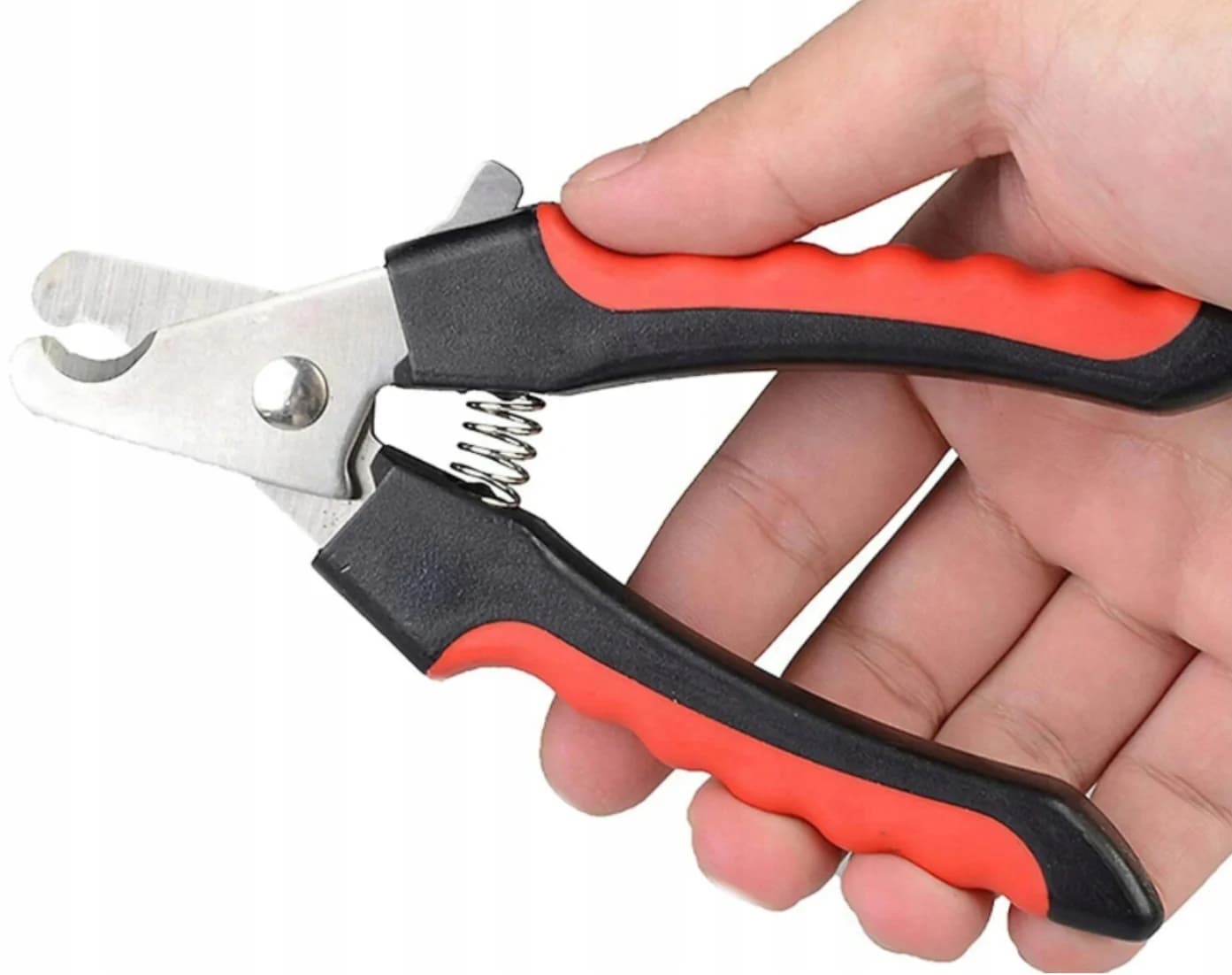 Profesionální kleště na drápky z nerezové oceli s blokádou krátkého řezu. Bezpečné, ergonomické a odolné pro psy i kočky.